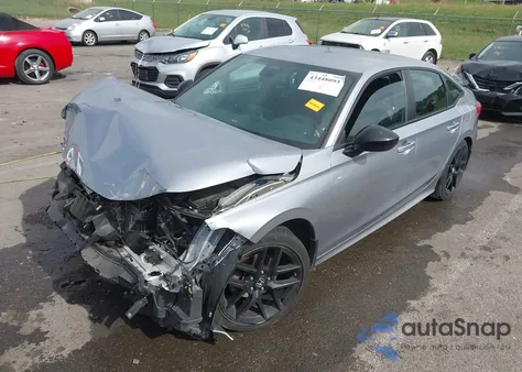 2022 Honda Civic Sport z USA, uszkodzony, nr VIN 2HGFE2F5XNH501850